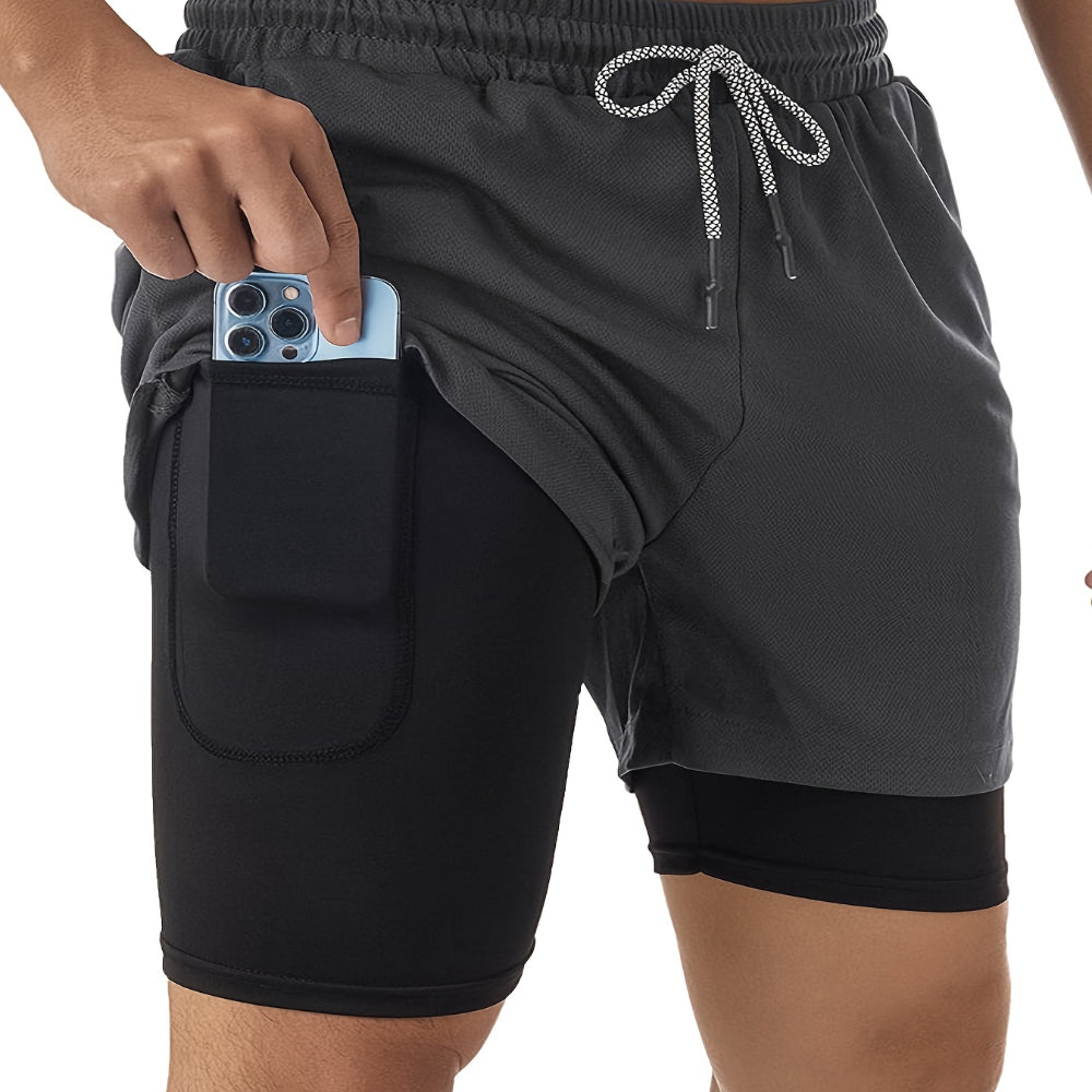 VL™ 2-in-1 Breathable Stretch Sports Shorts