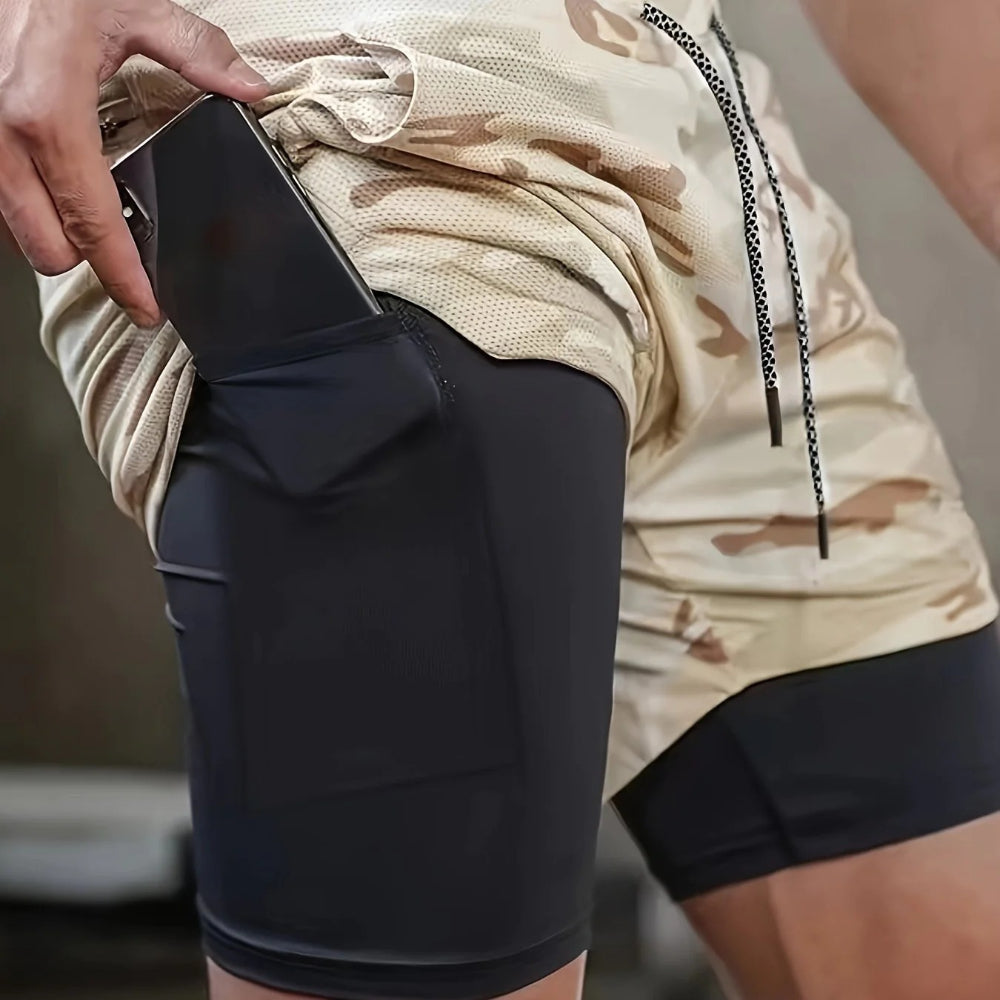 VL™ 2-in-1 Breathable Stretch Sports Shorts