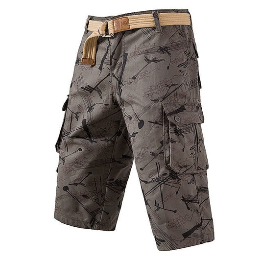 🔥Último día 69% de descuento🔥Shorts cargo de camuflaje con múltiples bolsillos para hombre 