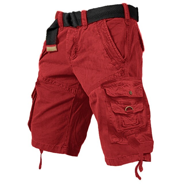 Mens Cargo Shorts Multi Pockets Cargo Shorts