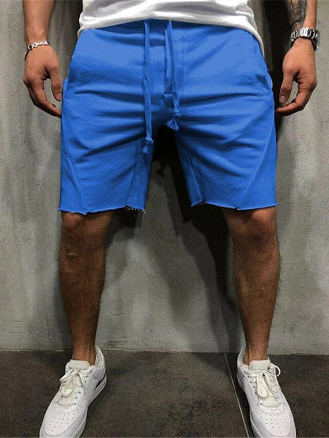 Shorts sueltos lisos con cintura elástica VL™