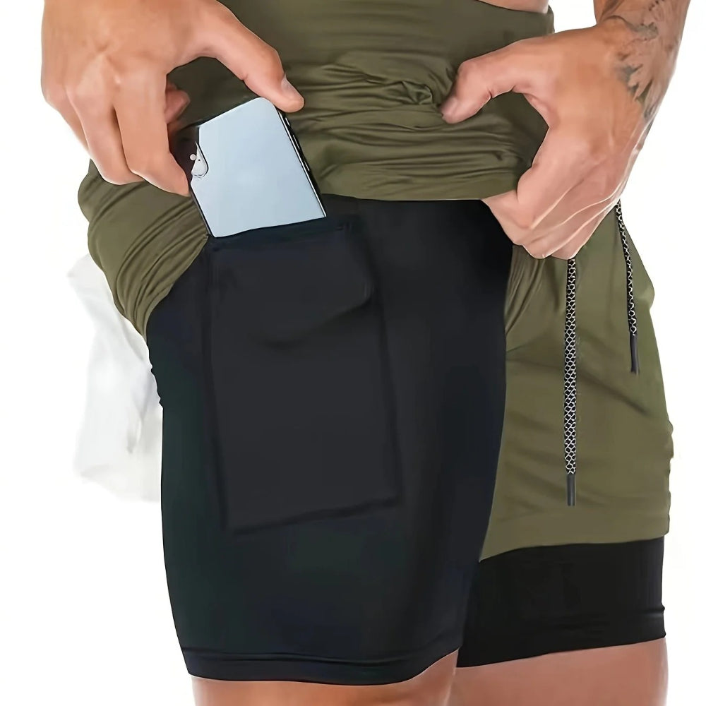 VL™ 2-in-1 Breathable Stretch Sports Shorts