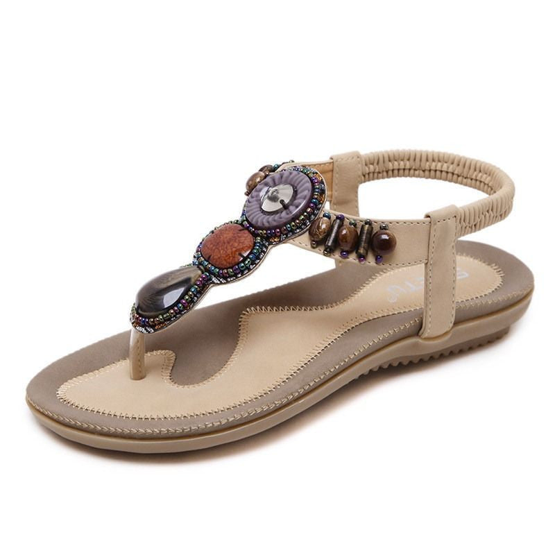 Josephine - Sandalias de playa bohemias para caminar en verano 