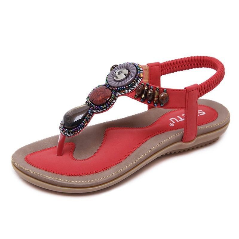 Josephine - Sandalias de playa bohemias para caminar en verano 