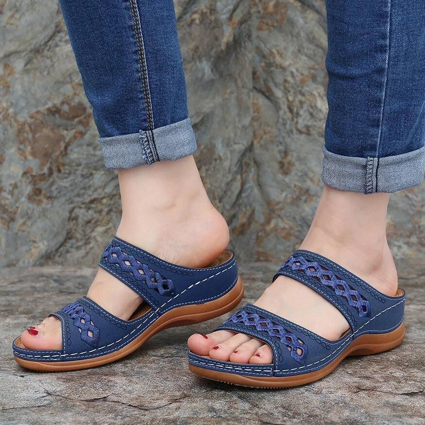 🔥Last Day Promotion 69% OFF -Soft-soled Casual Wedge Non-slip Platform Sandals