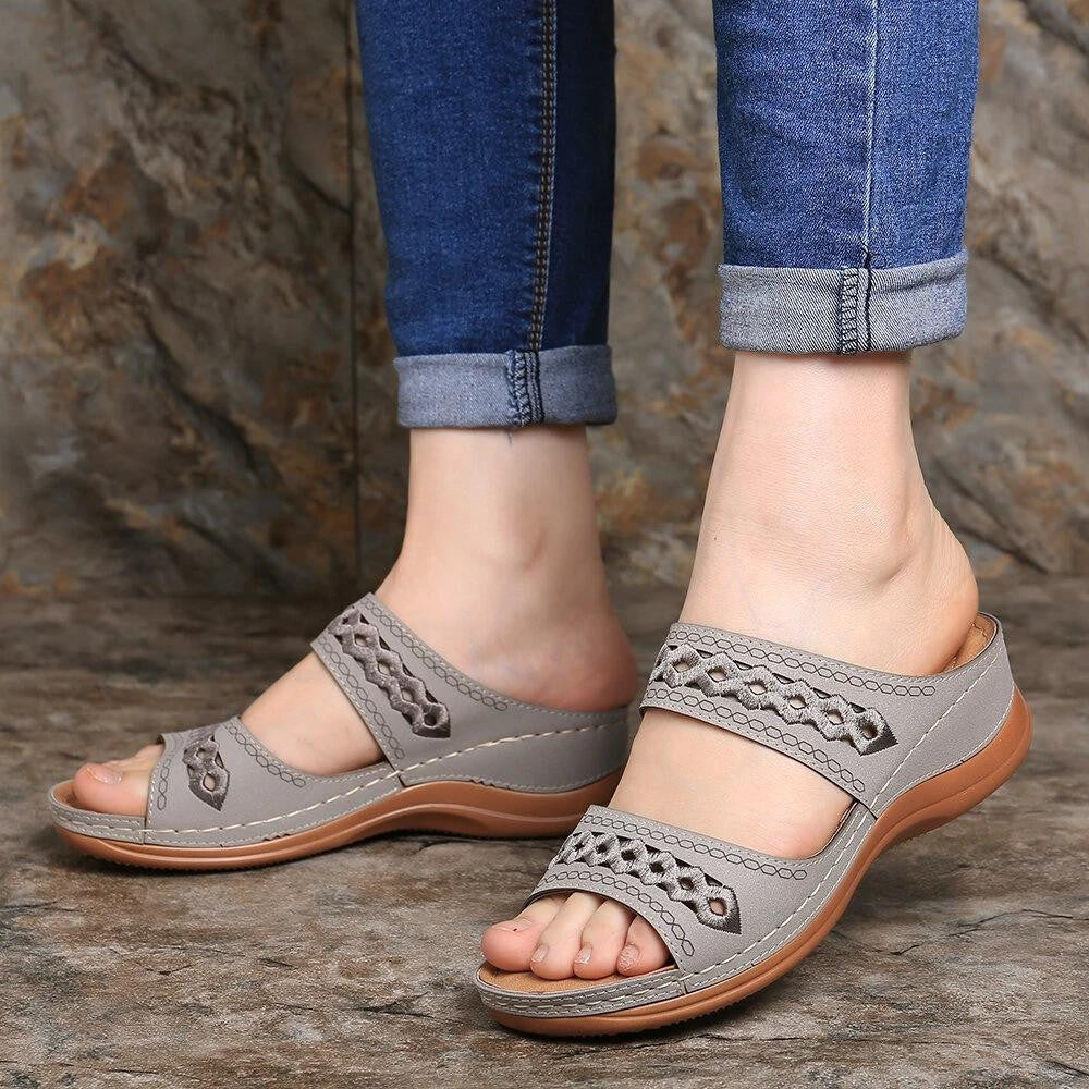 🔥Last Day Promotion 69% OFF -Soft-soled Casual Wedge Non-slip Platform Sandals