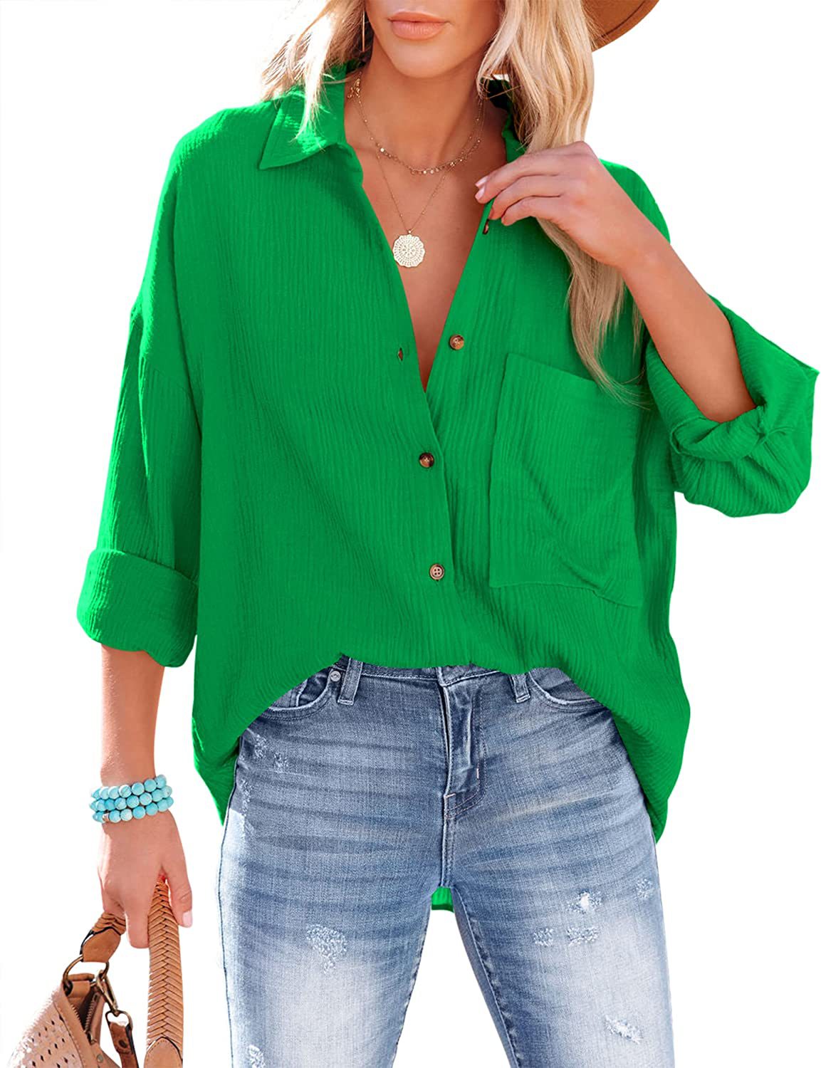 Women's Casual Long Sleeve Blouse