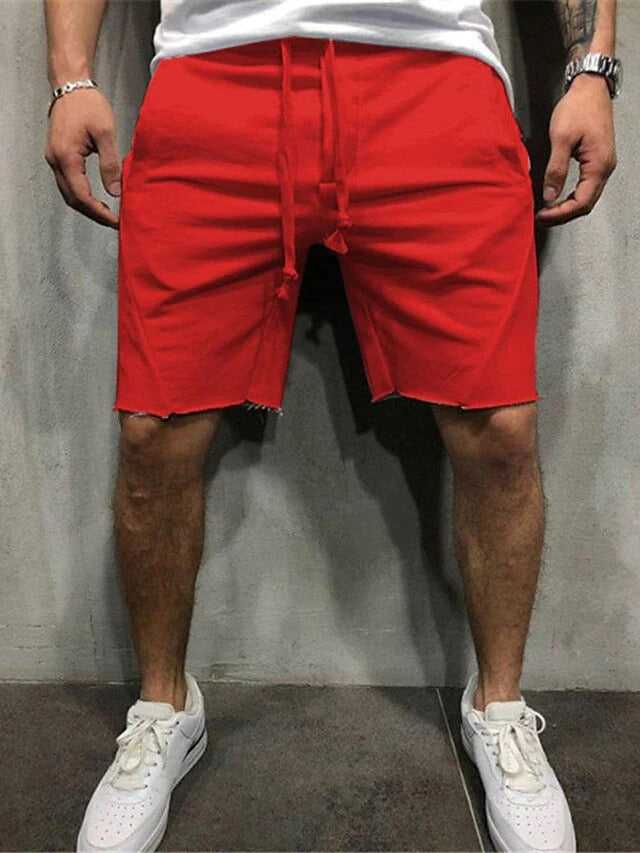 Shorts sueltos lisos con cintura elástica VL™