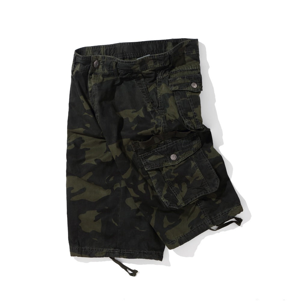 Pantalones cortos de camuflaje para hombre de talla grande VL™ Pantalones de 5 puntos 