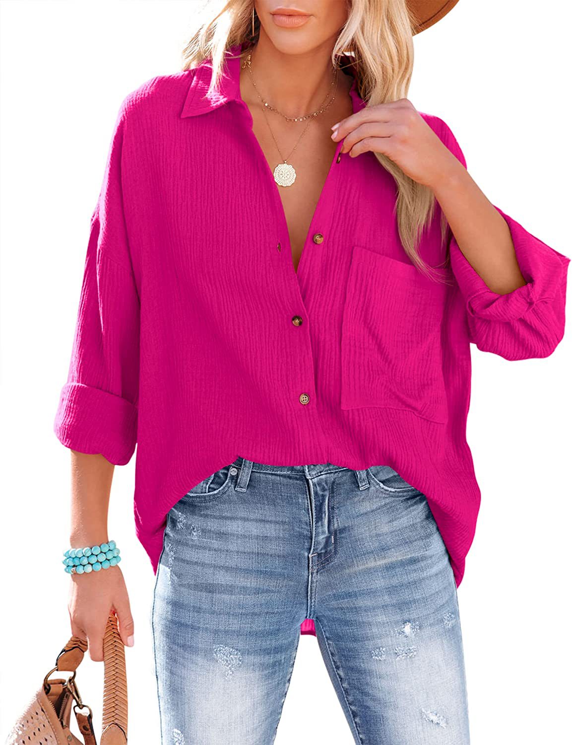 Women's Casual Long Sleeve Blouse