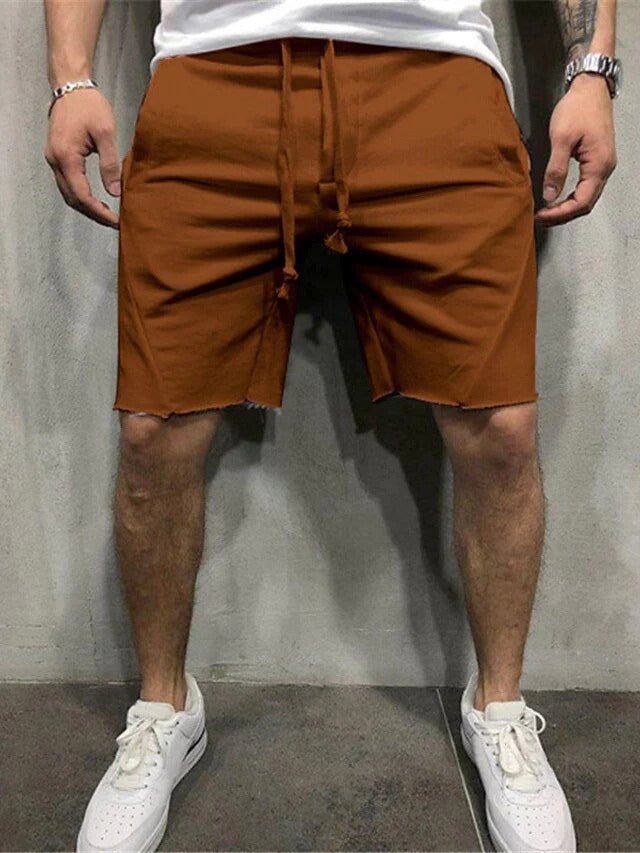 Shorts sueltos lisos con cintura elástica VL™