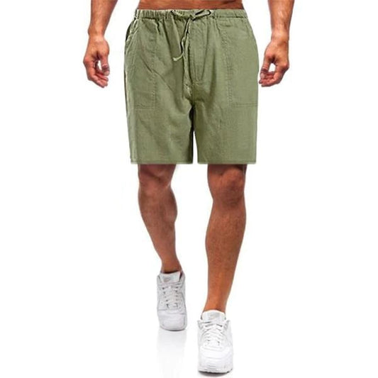 (🎁Gran oferta de verano 2024🎁)Pantalones cortos informales sueltos con cordón para hombre 