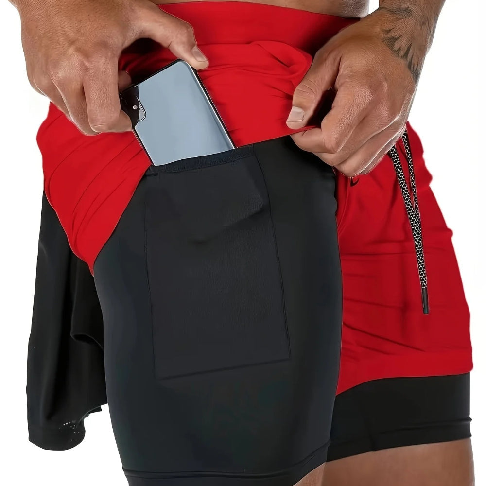 VL™ 2-in-1 Breathable Stretch Sports Shorts