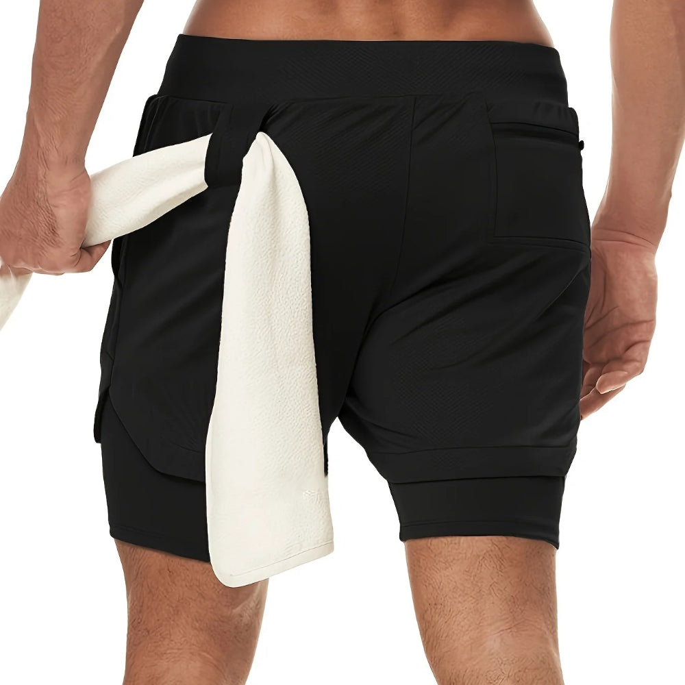 VL™ 2-in-1 Breathable Stretch Sports Shorts