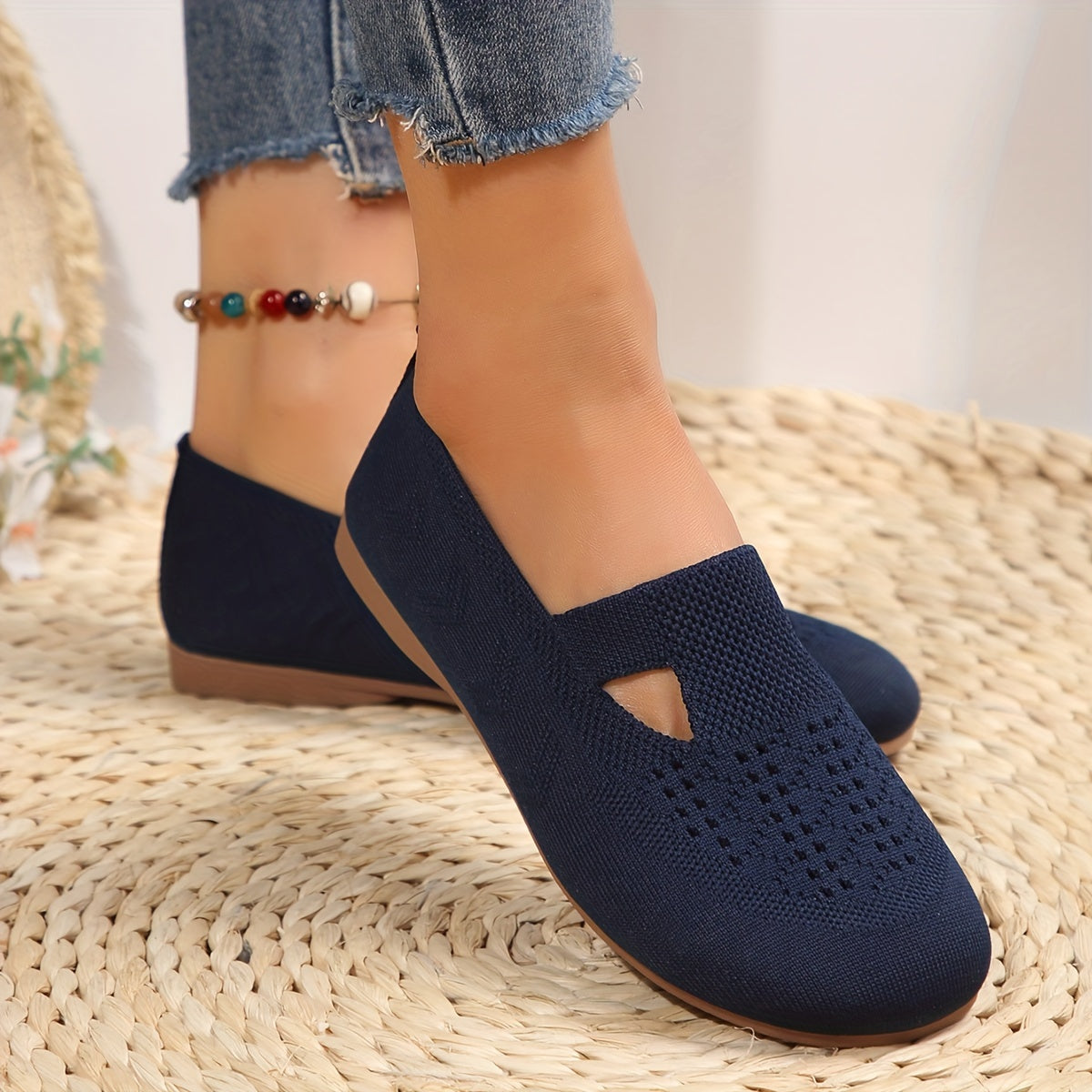 Women's Flying Woven Flat Shoes