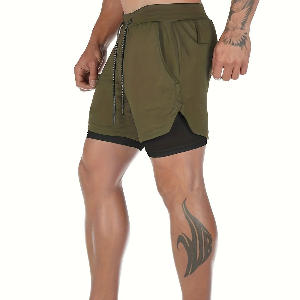 VL™ 2-in-1 Breathable Stretch Sports Shorts