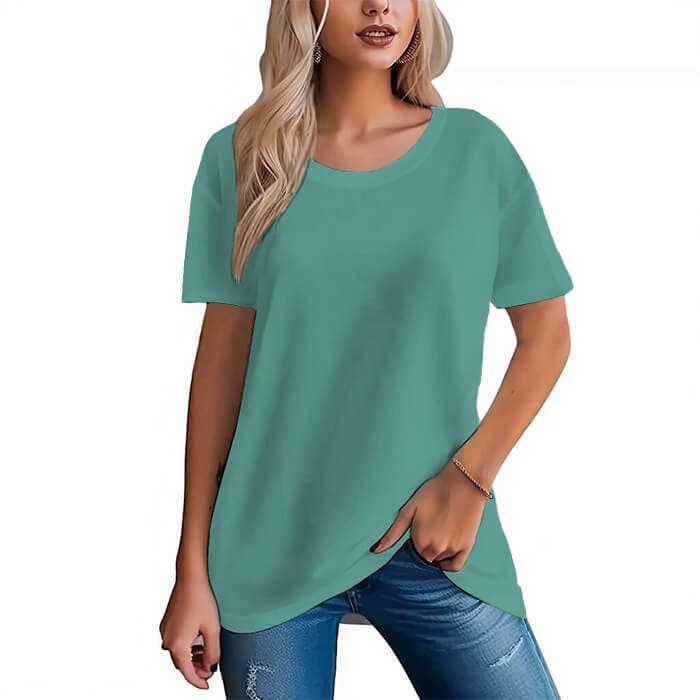 Women's Cotton Short-Sleeved T-Shirt 16 Colors