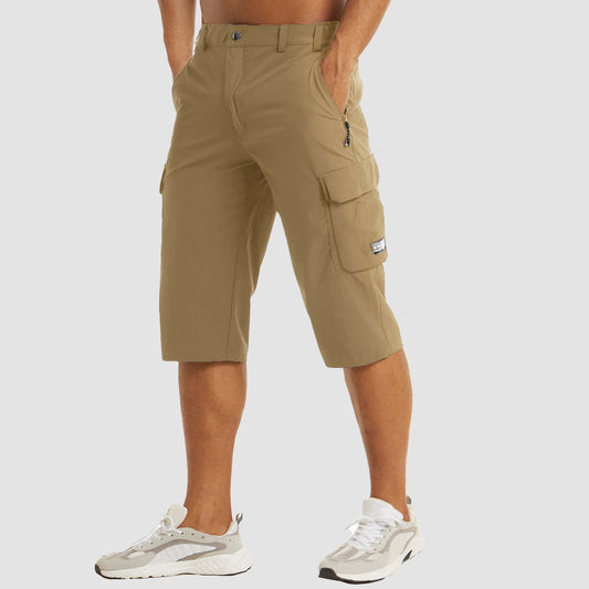 【Compre 4 y obtenga el cuarto gratis】Pantalones cortos tipo cargo de secado rápido para hombre 