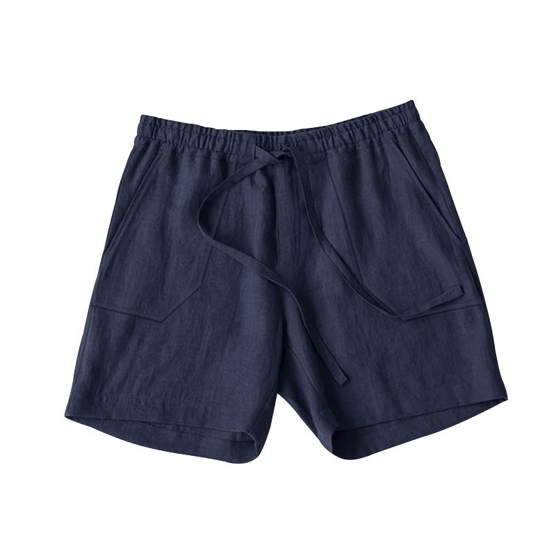 (🎁Last Day 69% OFF🎁)Men's Breathable Linen Drawstring Casual Shorts