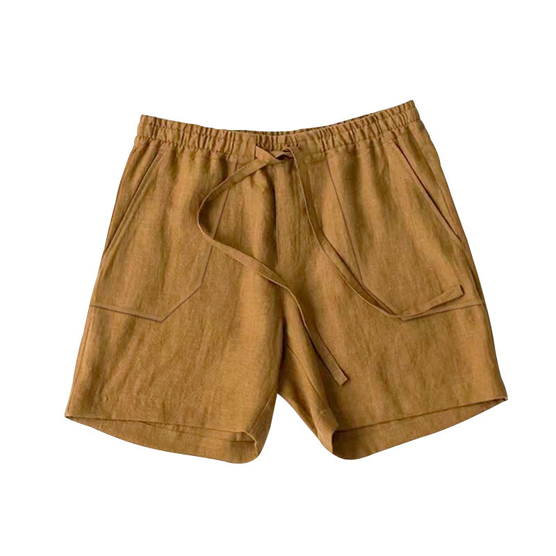 (🎁Last Day 69% OFF🎁)Men's Breathable Linen Drawstring Casual Shorts