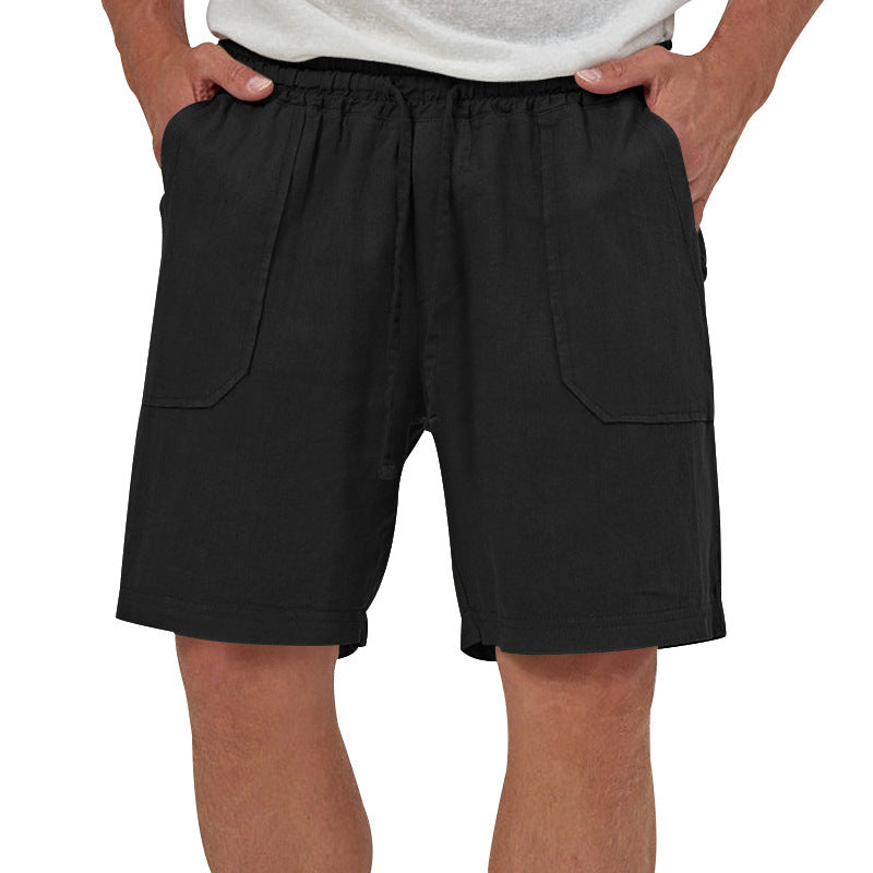 (🎁Last Day 69% OFF🎁)Men's Breathable Linen Drawstring Casual Shorts