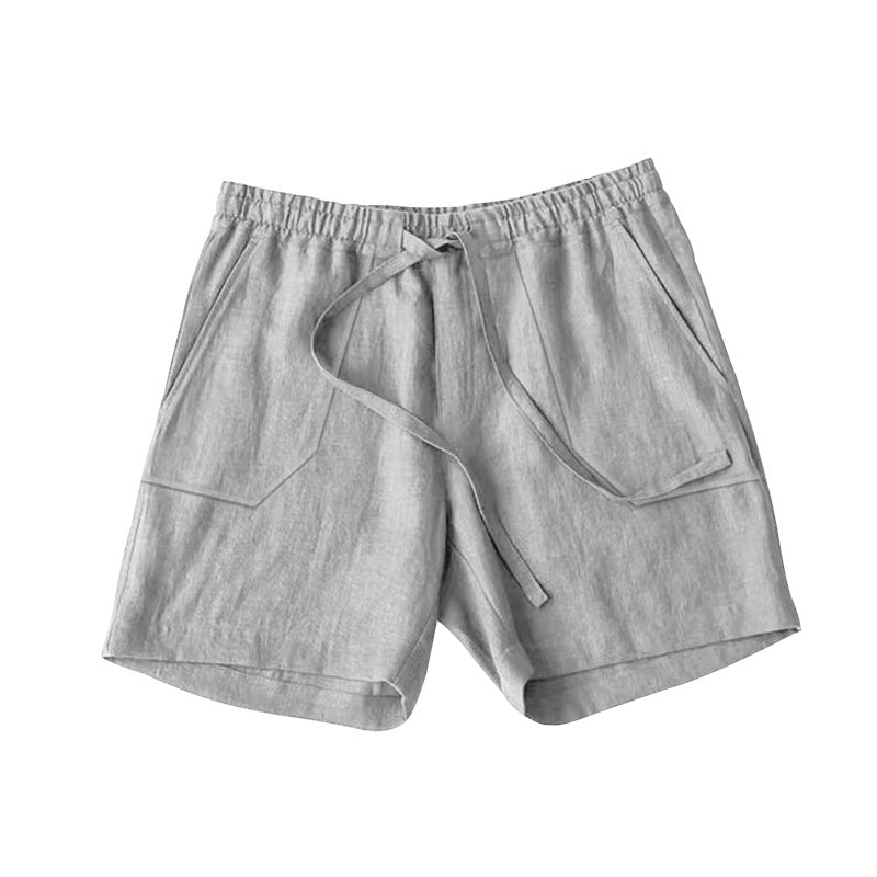 (🎁Last Day 69% OFF🎁)Men's Breathable Linen Drawstring Casual Shorts