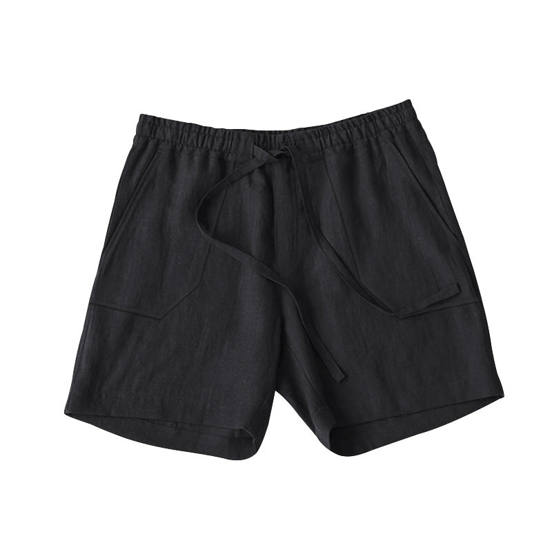 (🎁Last Day 69% OFF🎁)Men's Breathable Linen Drawstring Casual Shorts