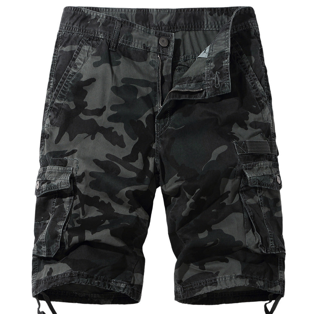 VL™ Plus size men's camouflage shorts 5-point pants