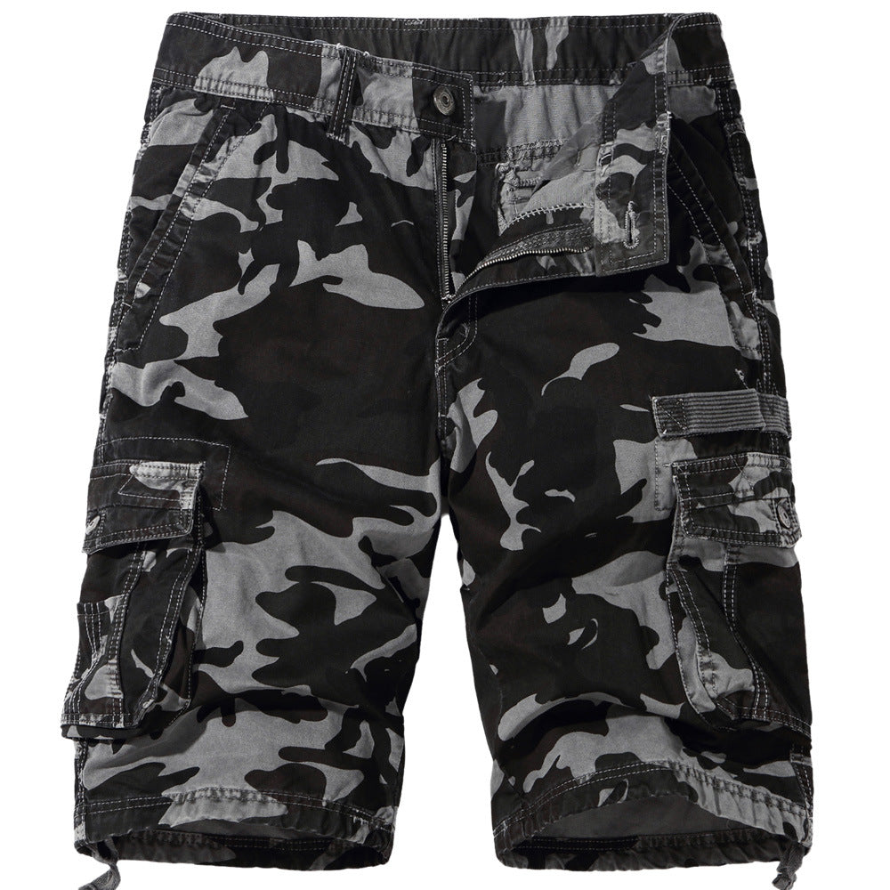 VL™ Plus size men's camouflage shorts 5-point pants