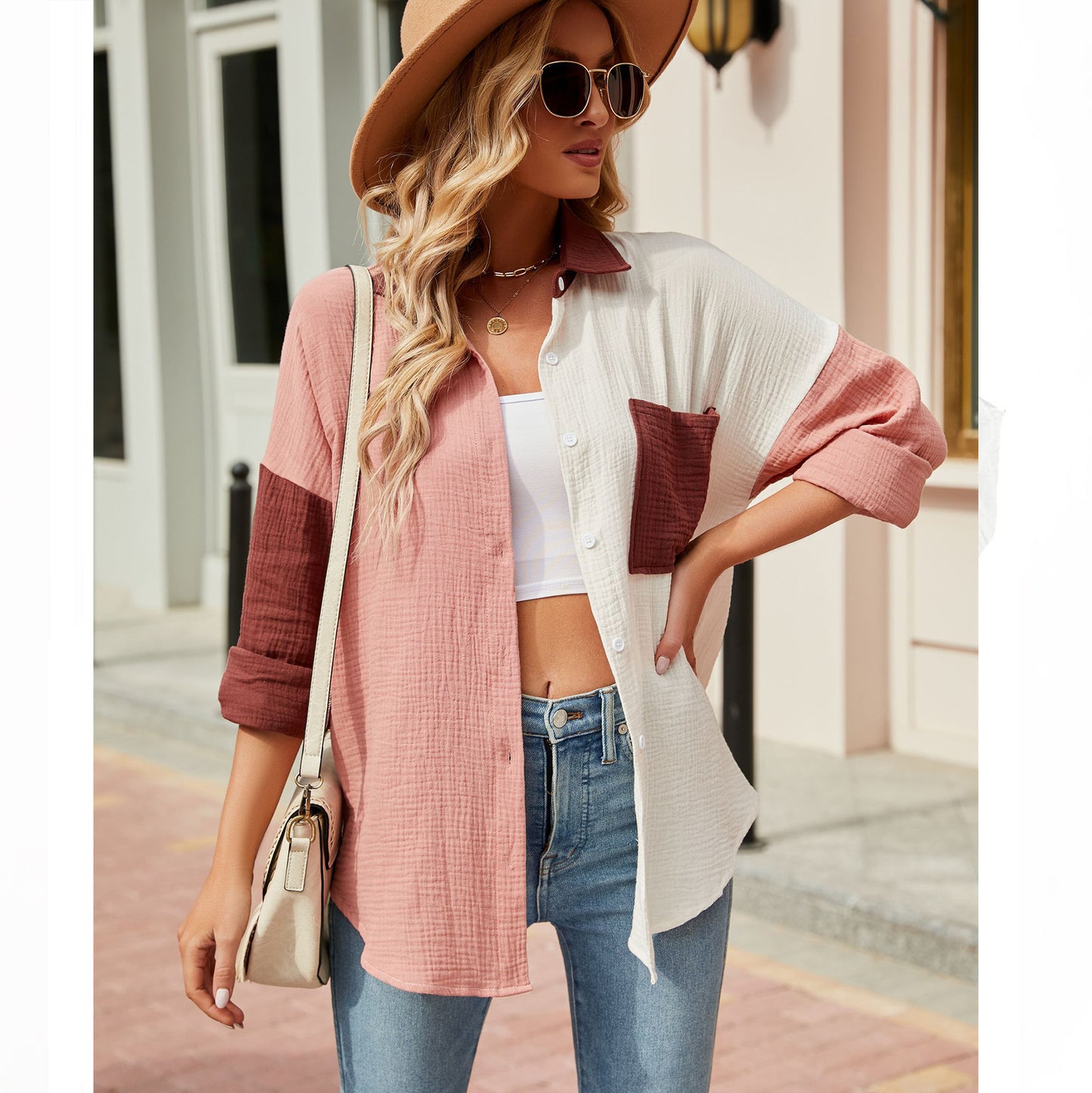 Women's Casual Long Sleeve Blouse