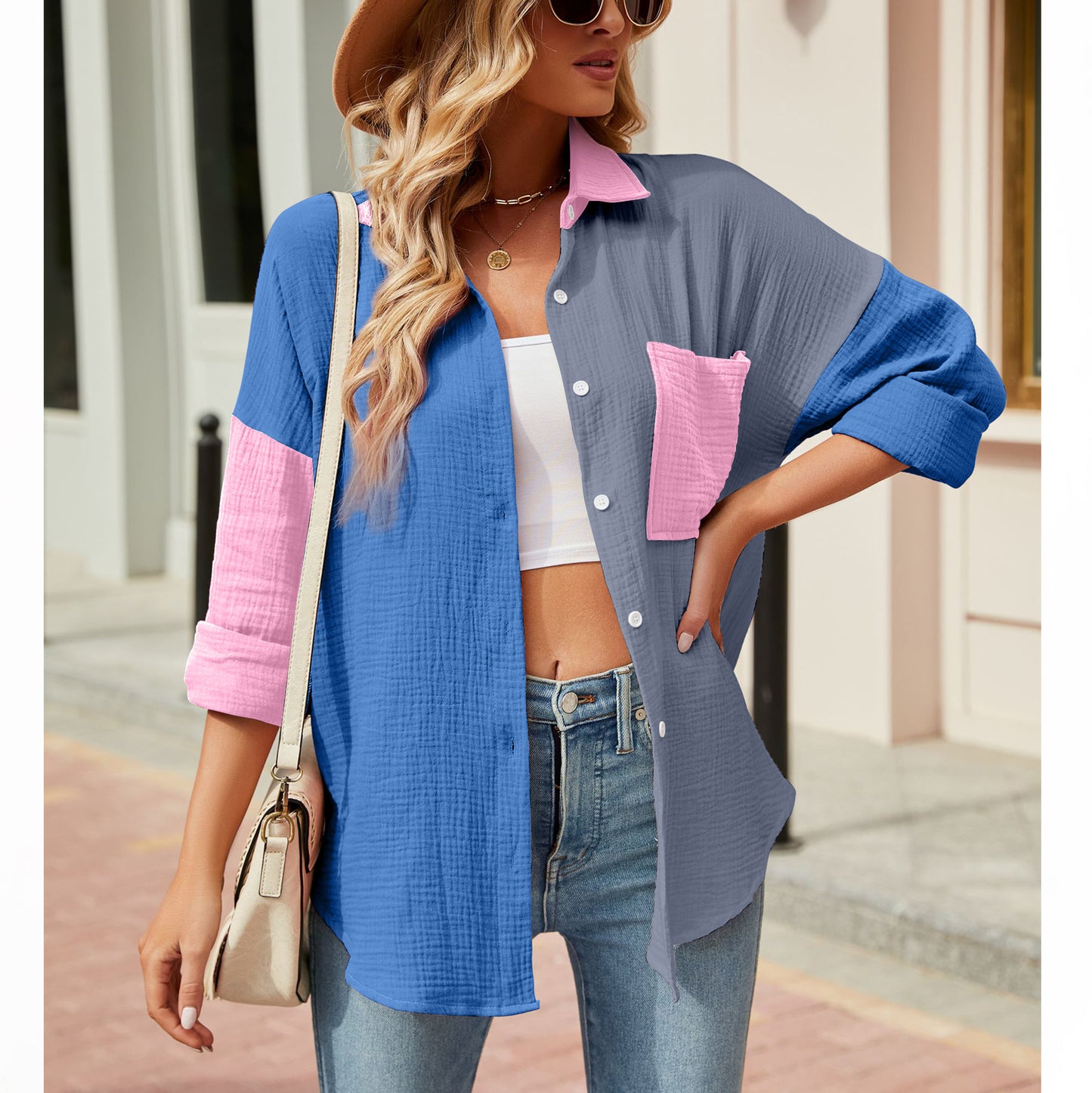 Women's Casual Long Sleeve Blouse