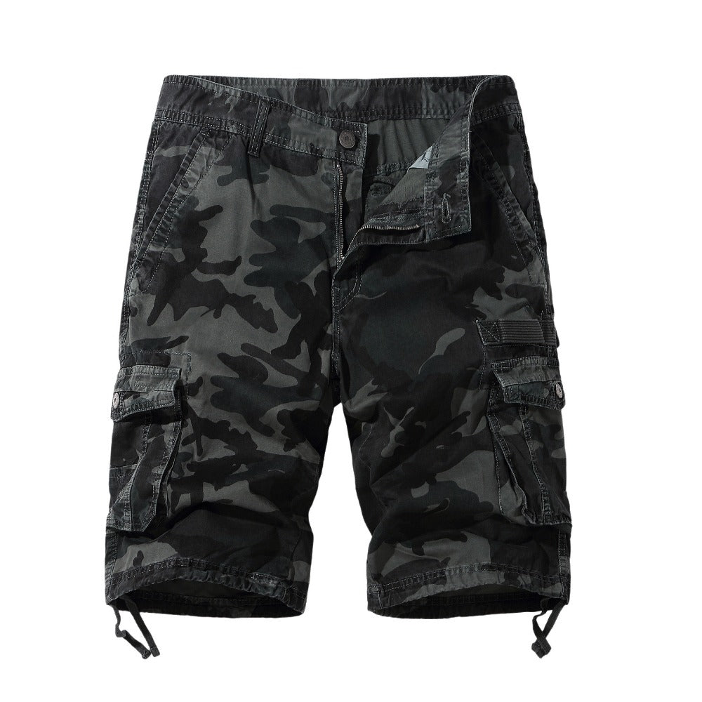 Pantalones cortos de camuflaje para hombre de talla grande VL™ Pantalones de 5 puntos 