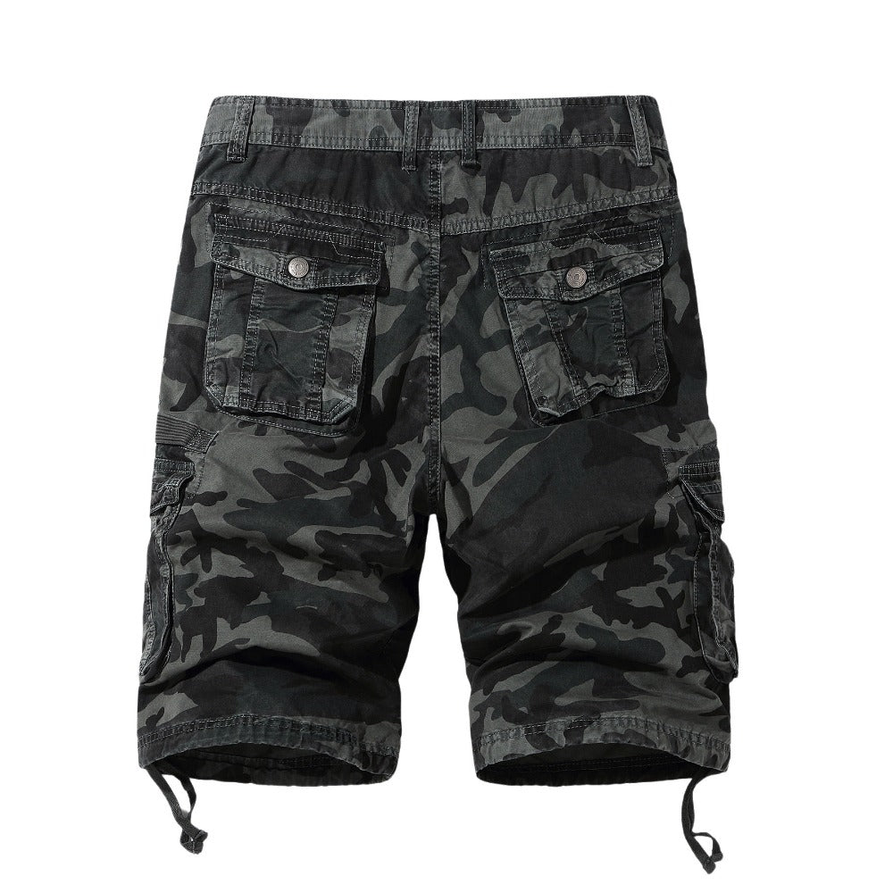 Pantalones cortos de camuflaje para hombre de talla grande VL™ Pantalones de 5 puntos 