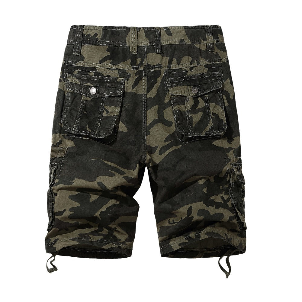 Pantalones cortos de camuflaje para hombre de talla grande VL™ Pantalones de 5 puntos 