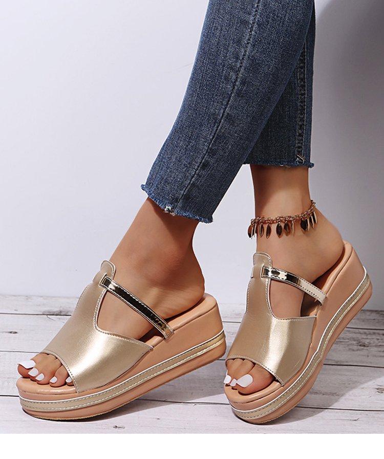 Women's Slip-on Casual Wedge Sandals