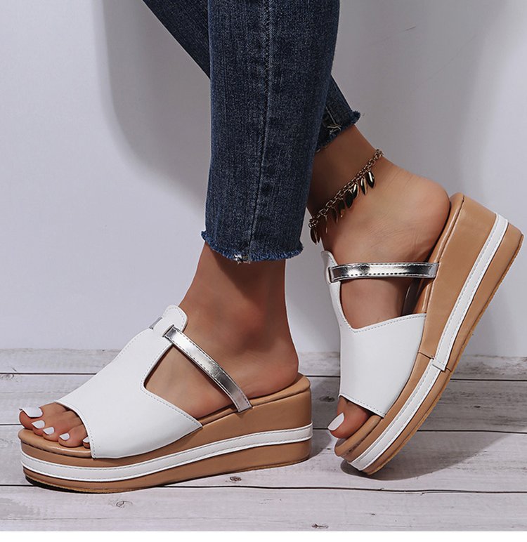 Women's Slip-on Casual Wedge Sandals