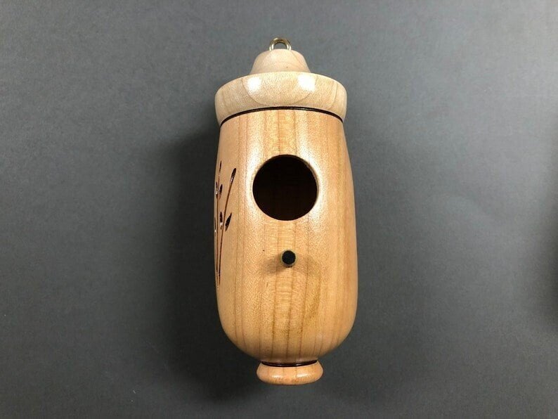 Casa Colibrí de Madera-Regalo para Amantes de la Naturaleza 