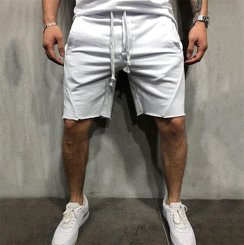 Shorts sueltos lisos con cintura elástica VL™