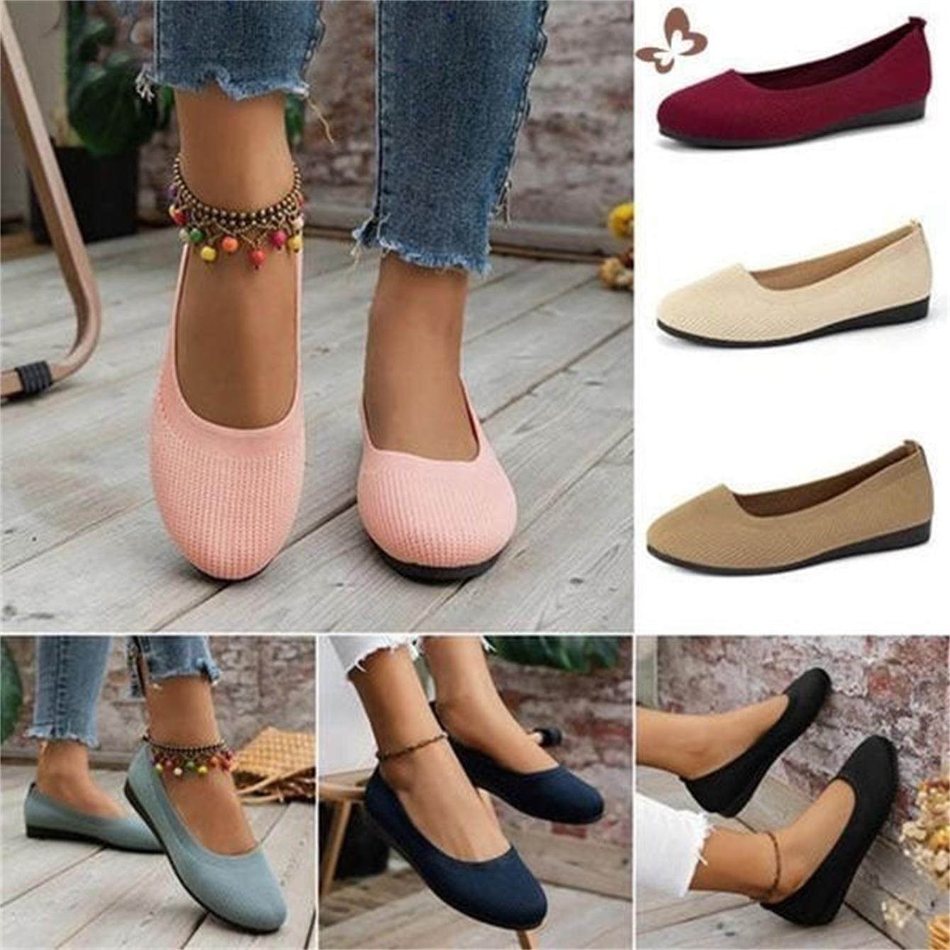 🔥Last Day 59% OFF - Women Breathable Slip On Arch Support Non-Slip Casual Shoes