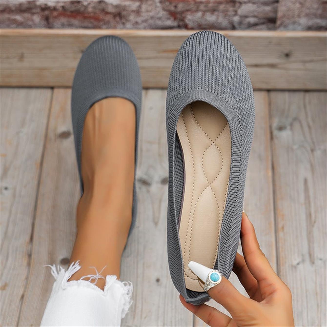 🔥Last Day 59% OFF - Women Breathable Slip On Arch Support Non-Slip Casual Shoes