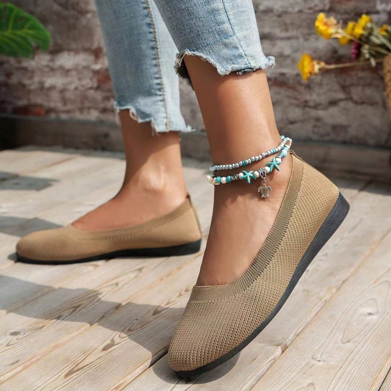 🔥Last Day 59% OFF - Women Breathable Slip On Arch Support Non-Slip Casual Shoes