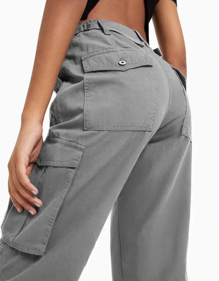 Pantalones cargo mejorados para mujer